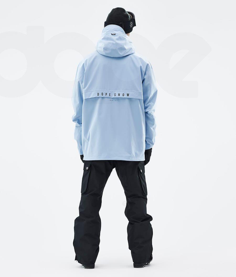 Light Blue Men's Dope Legacy Ski Jackets | NZ_D1435