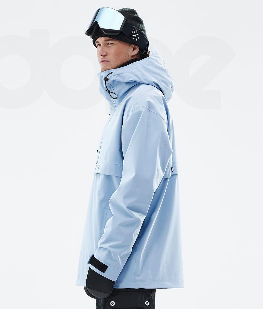 Light Blue Men's Dope Legacy Ski Jackets | NZ_D1435