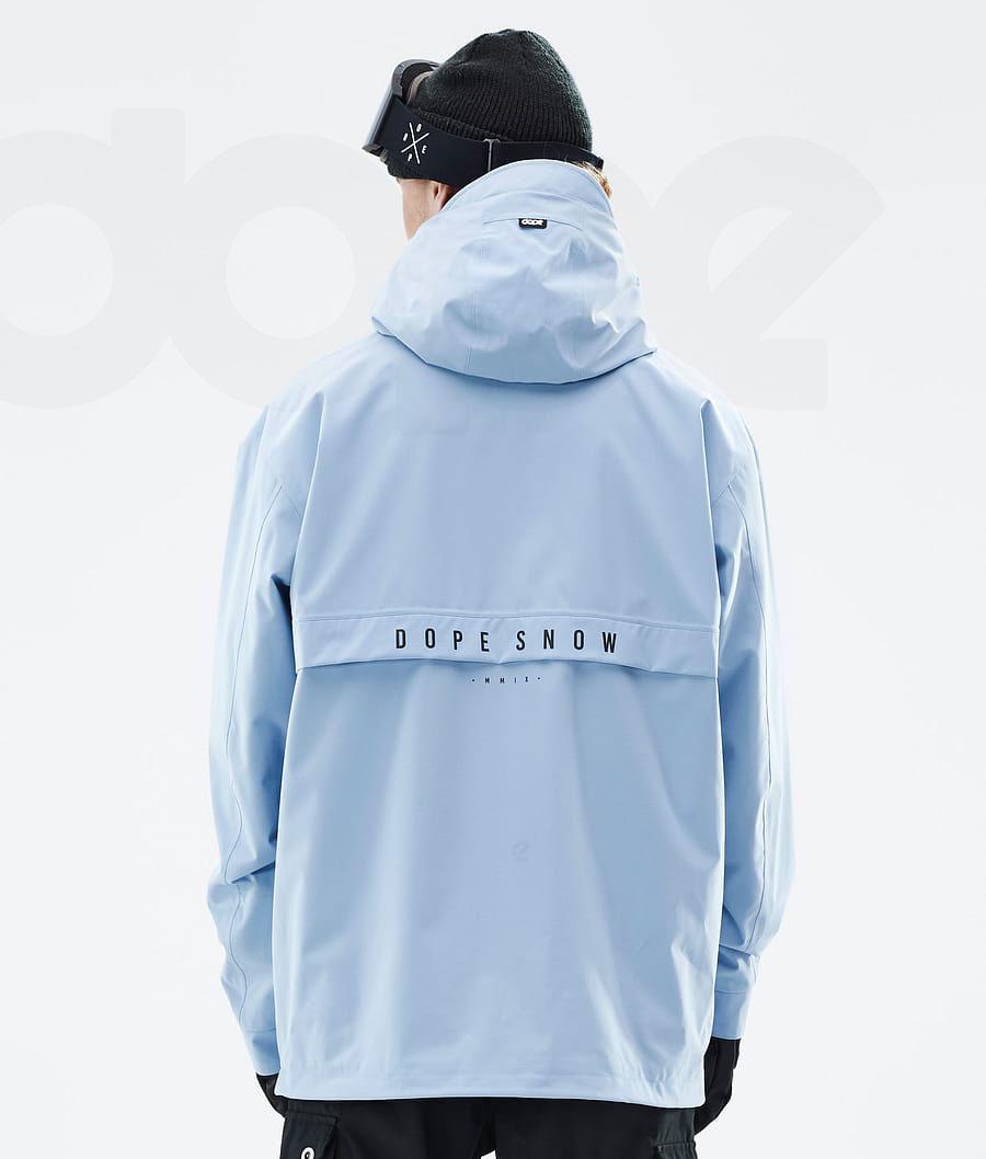 Light Blue Men's Dope Legacy Ski Jackets | NZ_D1435