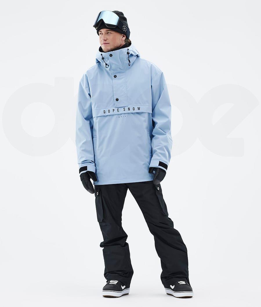 Light Blue Men's Dope Legacy Snowboard Jackets | NZ_D1166