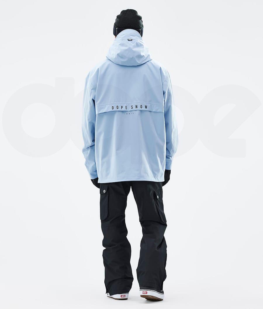 Light Blue Men's Dope Legacy Snowboard Jackets | NZ_D1166