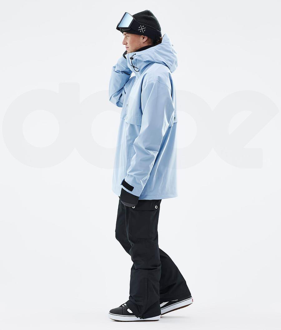 Light Blue Men's Dope Legacy Snowboard Jackets | NZ_D1166