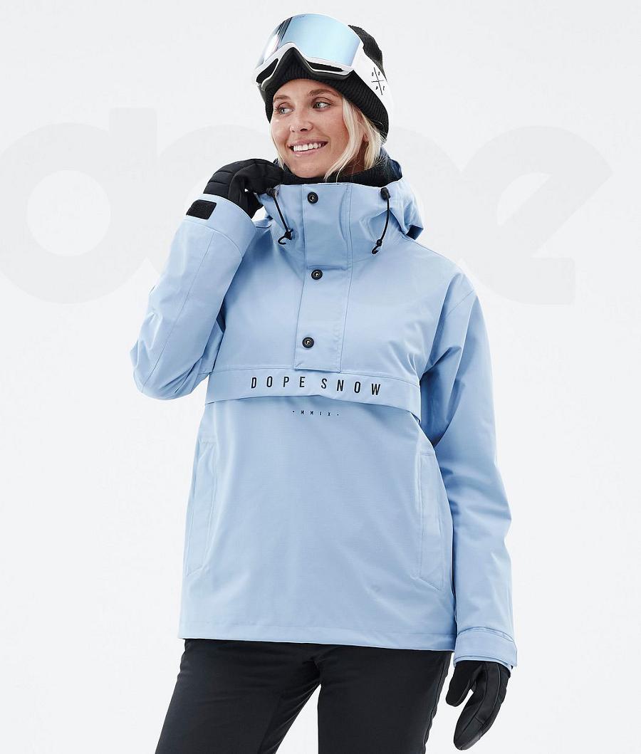 Light Blue Women\'s Dope Legacy W Ski Jackets | NZ_D1925