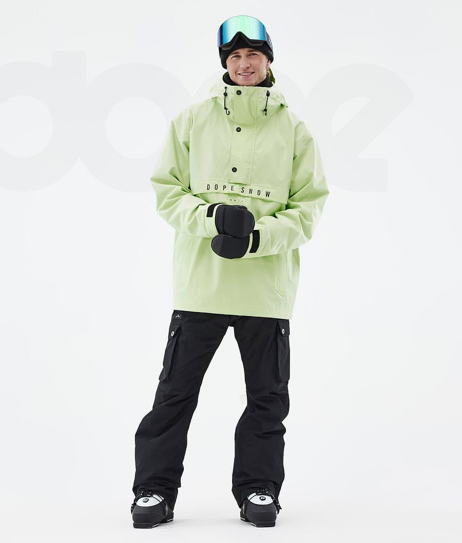 Light Green Men's Dope Legacy Ski Jackets | NZ_D2193