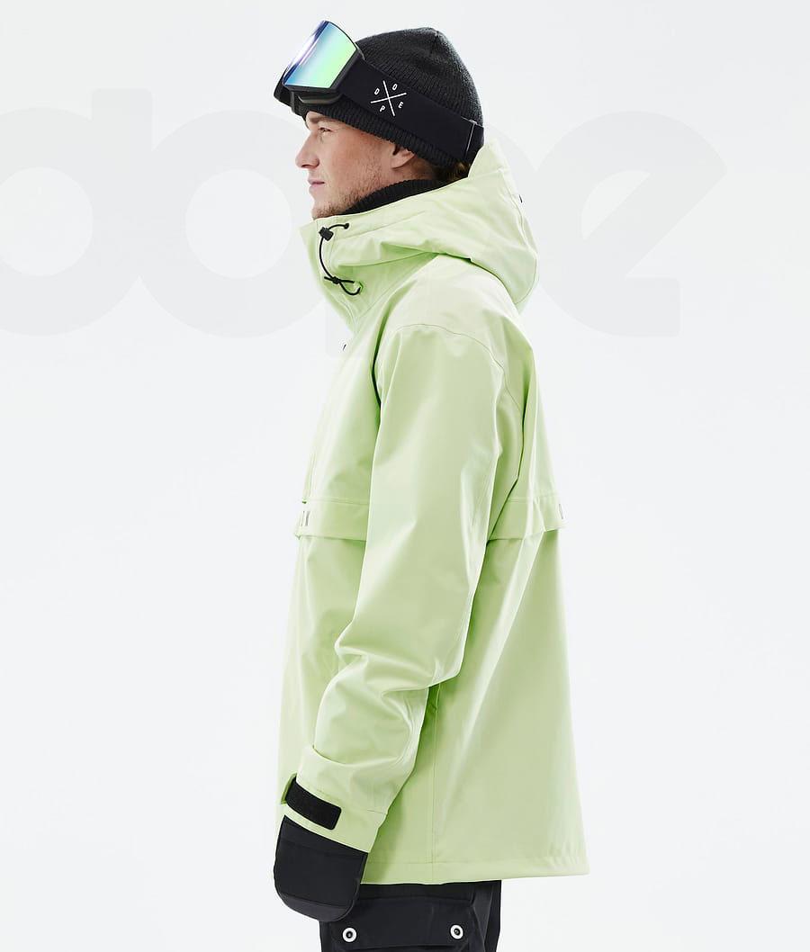 Light Green Men's Dope Legacy Ski Jackets | NZ_D2193