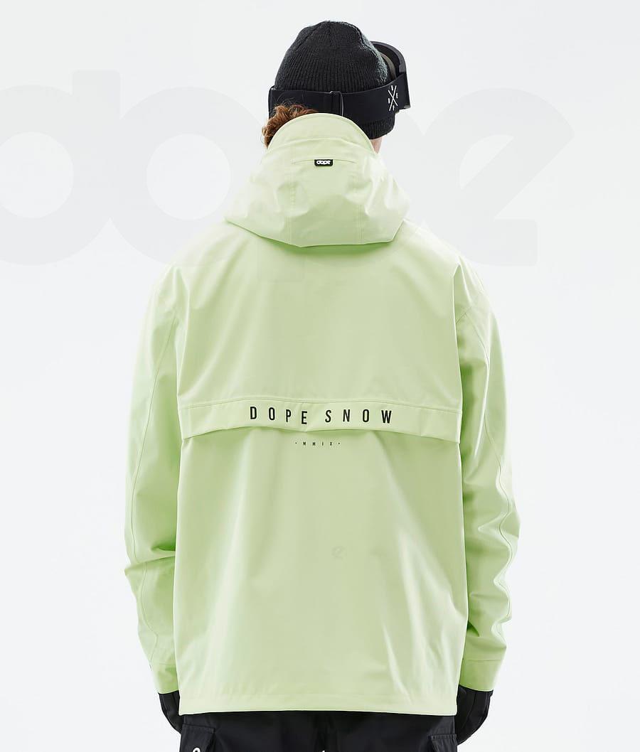 Light Green Men's Dope Legacy Ski Jackets | NZ_D2193