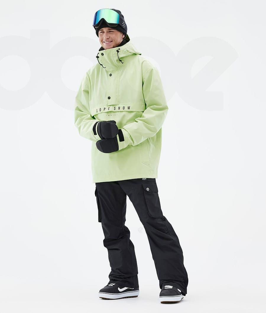 Light Green Men's Dope Legacy Snowboard Jackets | NZ_D2106