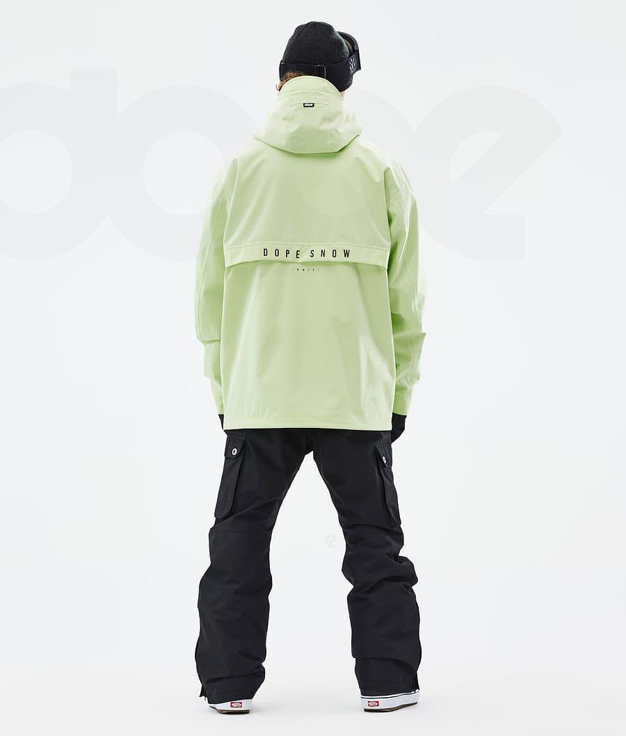 Light Green Men's Dope Legacy Snowboard Jackets | NZ_D2106
