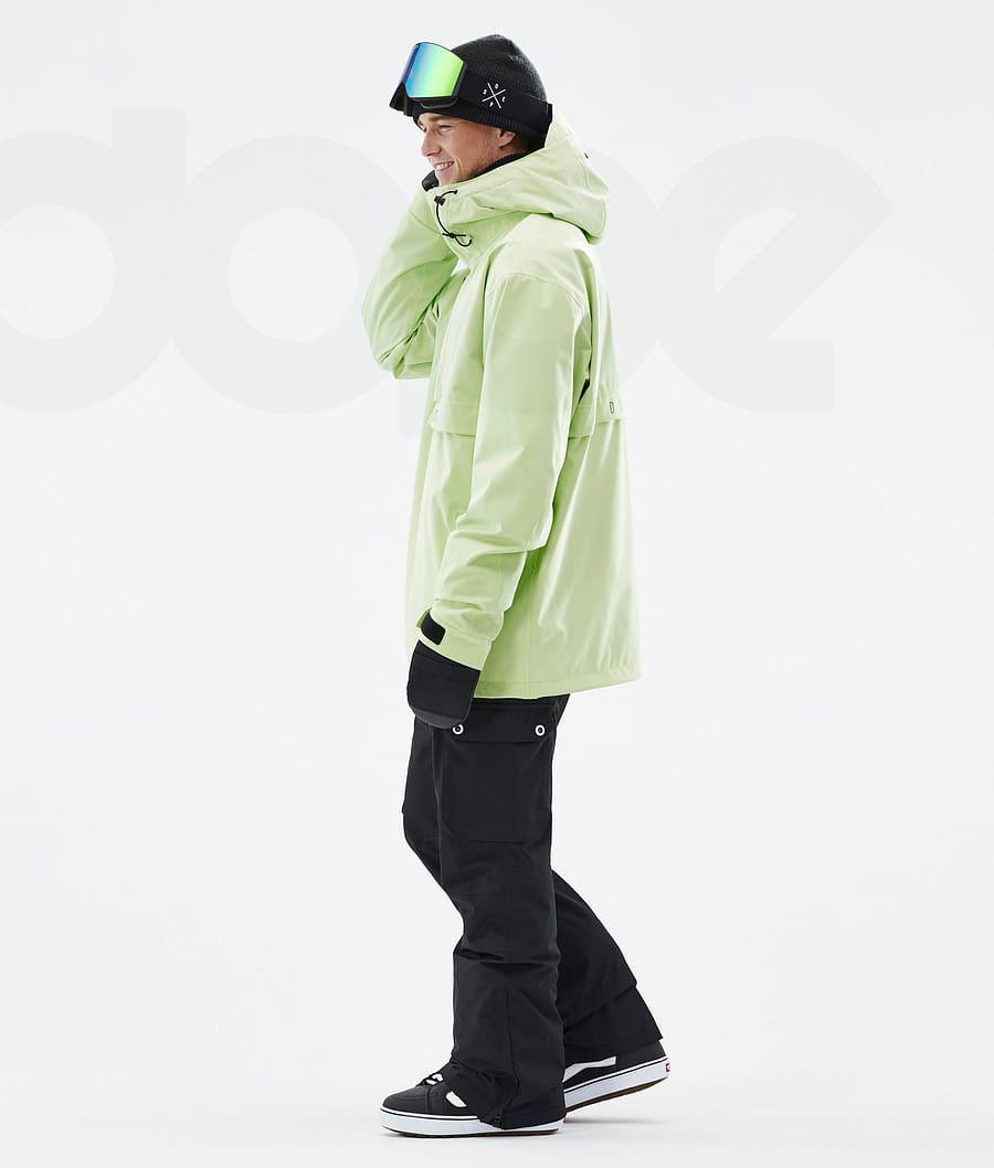 Light Green Men's Dope Legacy Snowboard Jackets | NZ_D2106