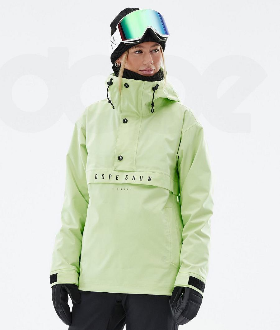 Light Green Women\'s Dope Legacy W Ski Jackets | NZ_D1971