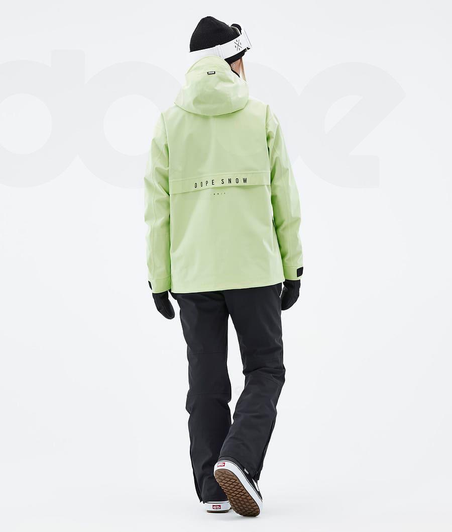 Light Green Women's Dope Legacy W Snowboard Jackets | NZ_D1421