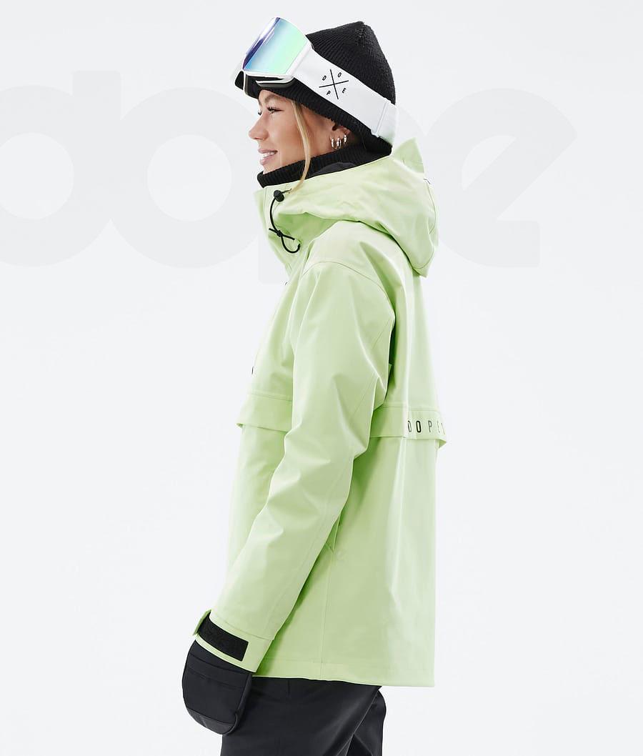 Light Green Women's Dope Legacy W Snowboard Jackets | NZ_D1421