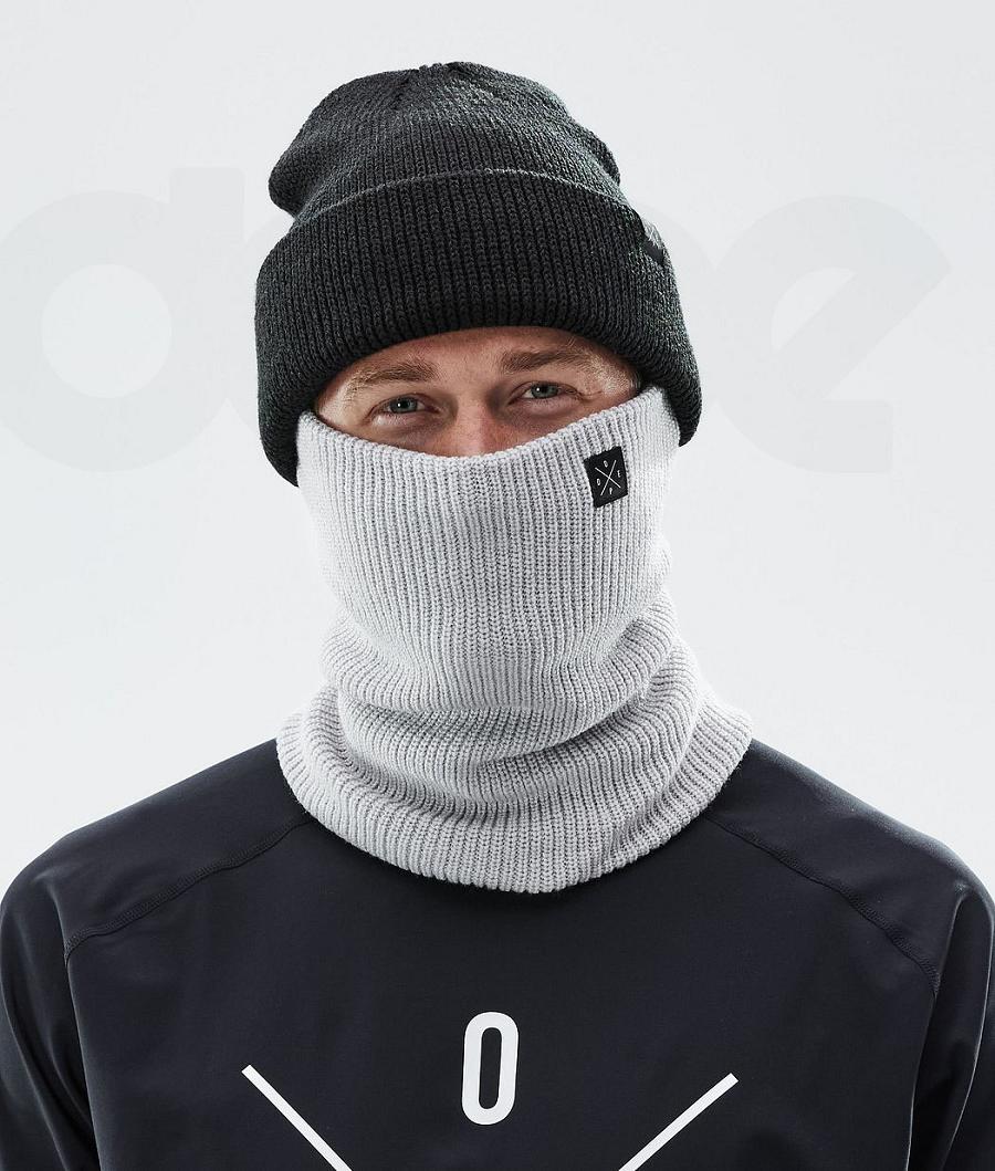Light Grey Men's Dope 2X-UP Knitted Facemasks | NZ_D1482