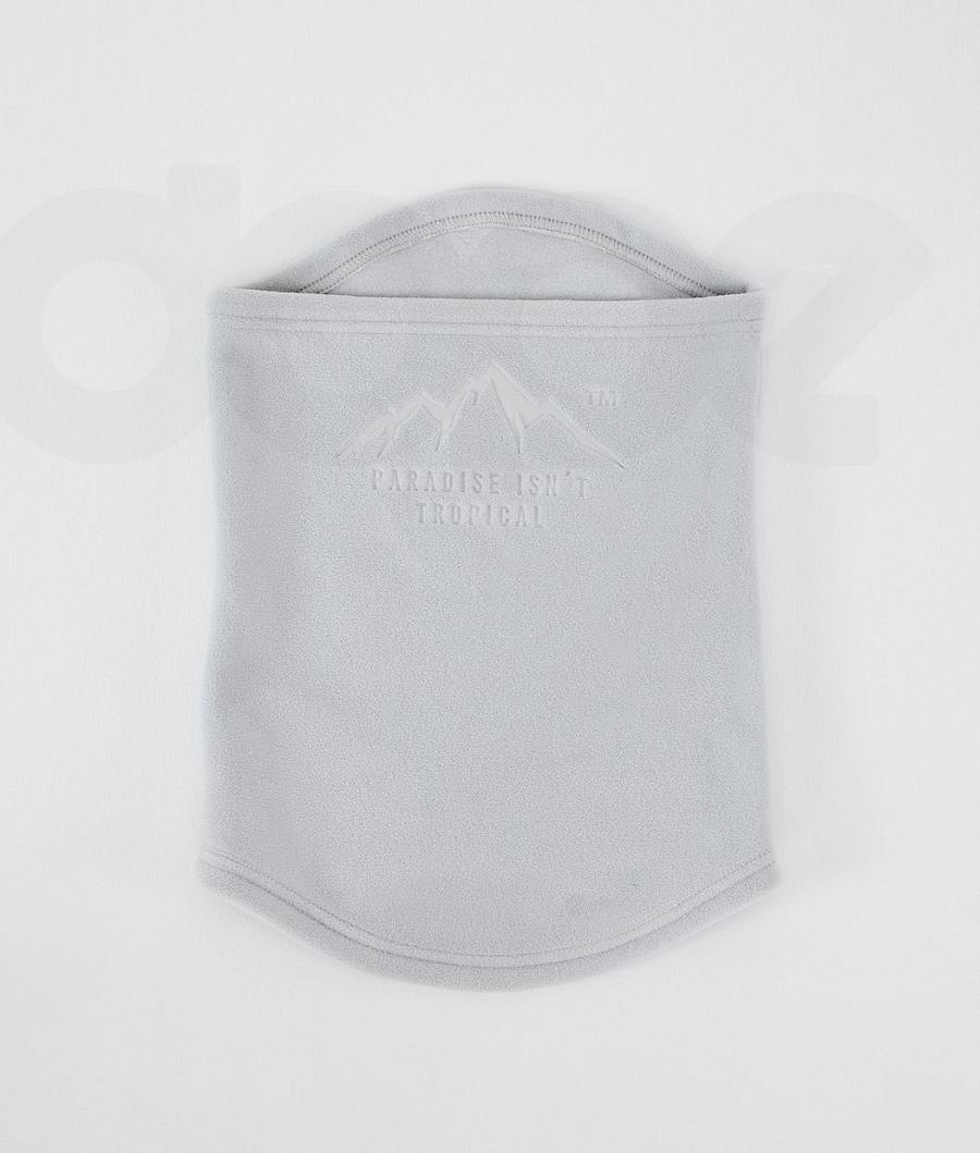 Light Grey Men's Dope Cozy Hood II Facemasks | NZ_D1329