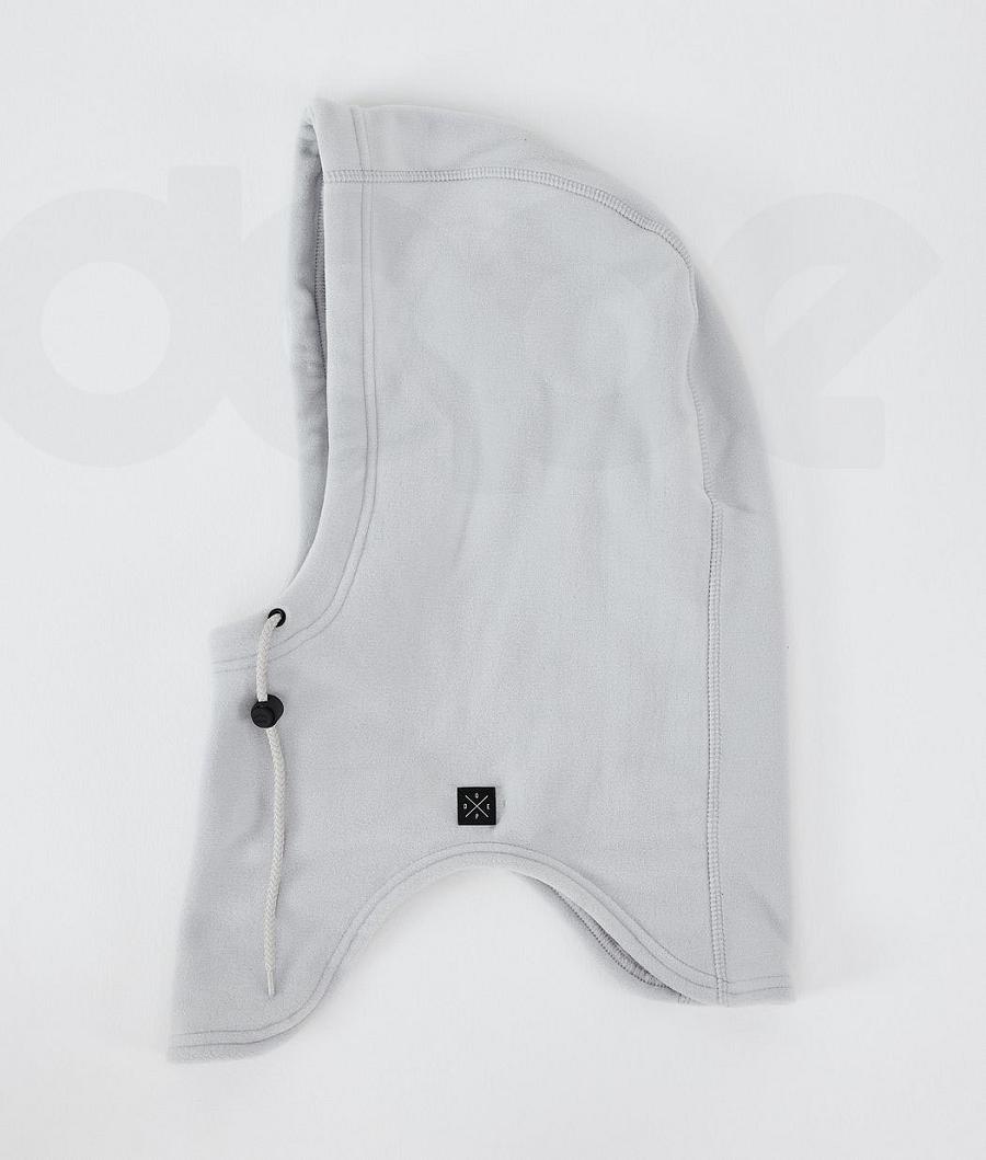 Light Grey Men\'s Dope Cozy Hood II Facemasks | NZ_D1329