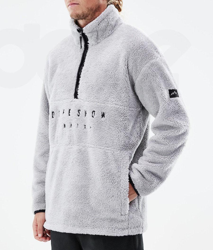 Light Grey Men's Dope Pile 2021 Fleece | NZ_D1127