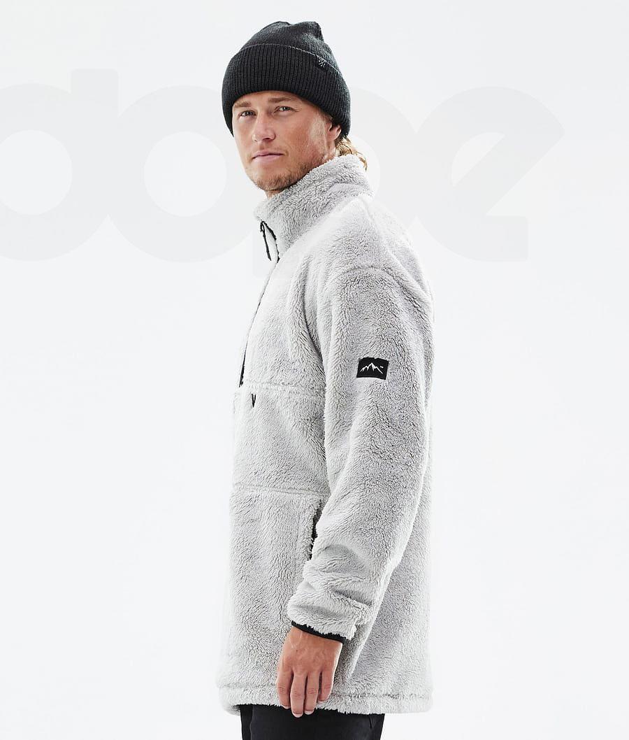 Light Grey Men's Dope Pile Fleece | NZ_D1900
