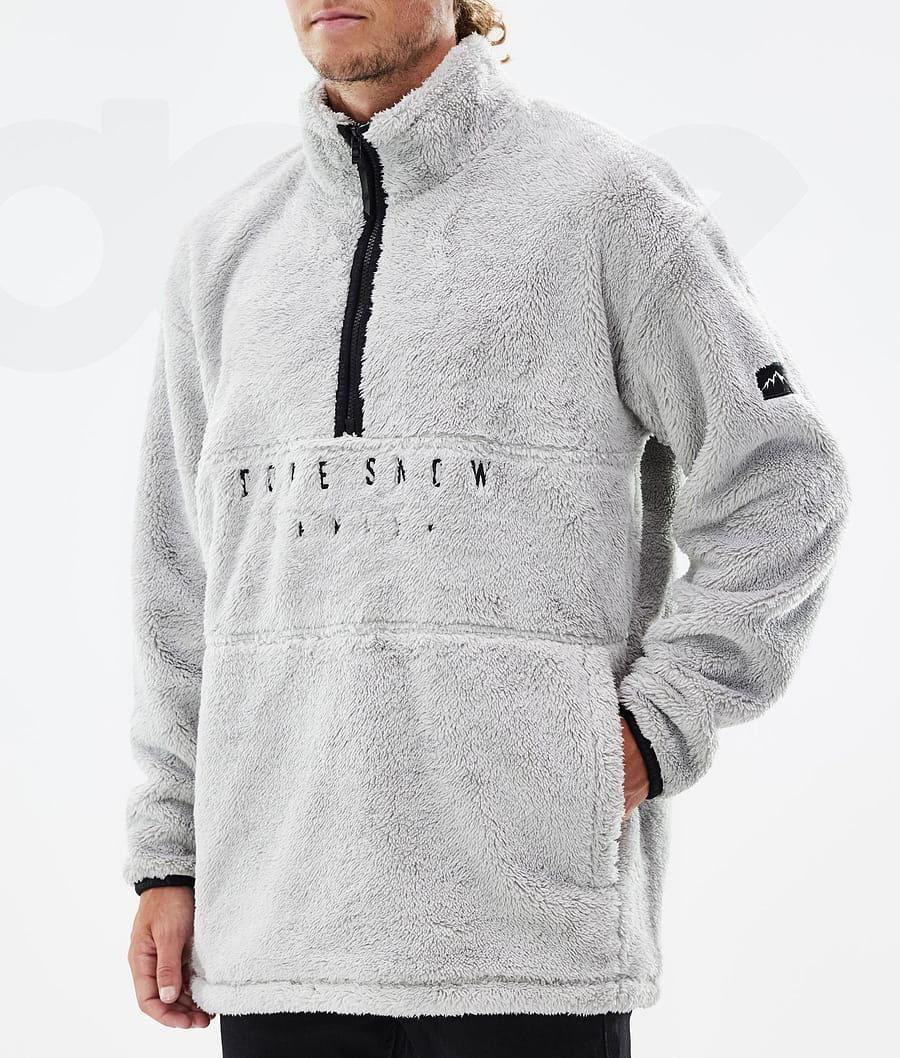 Light Grey Men's Dope Pile Fleece | NZ_D1900