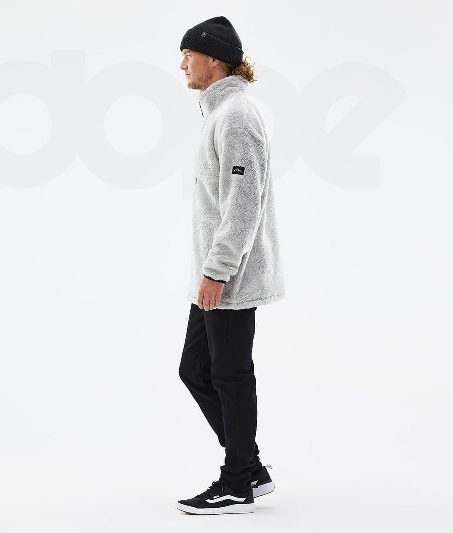 Light Grey Men's Dope Pile Fleece | NZ_D1900