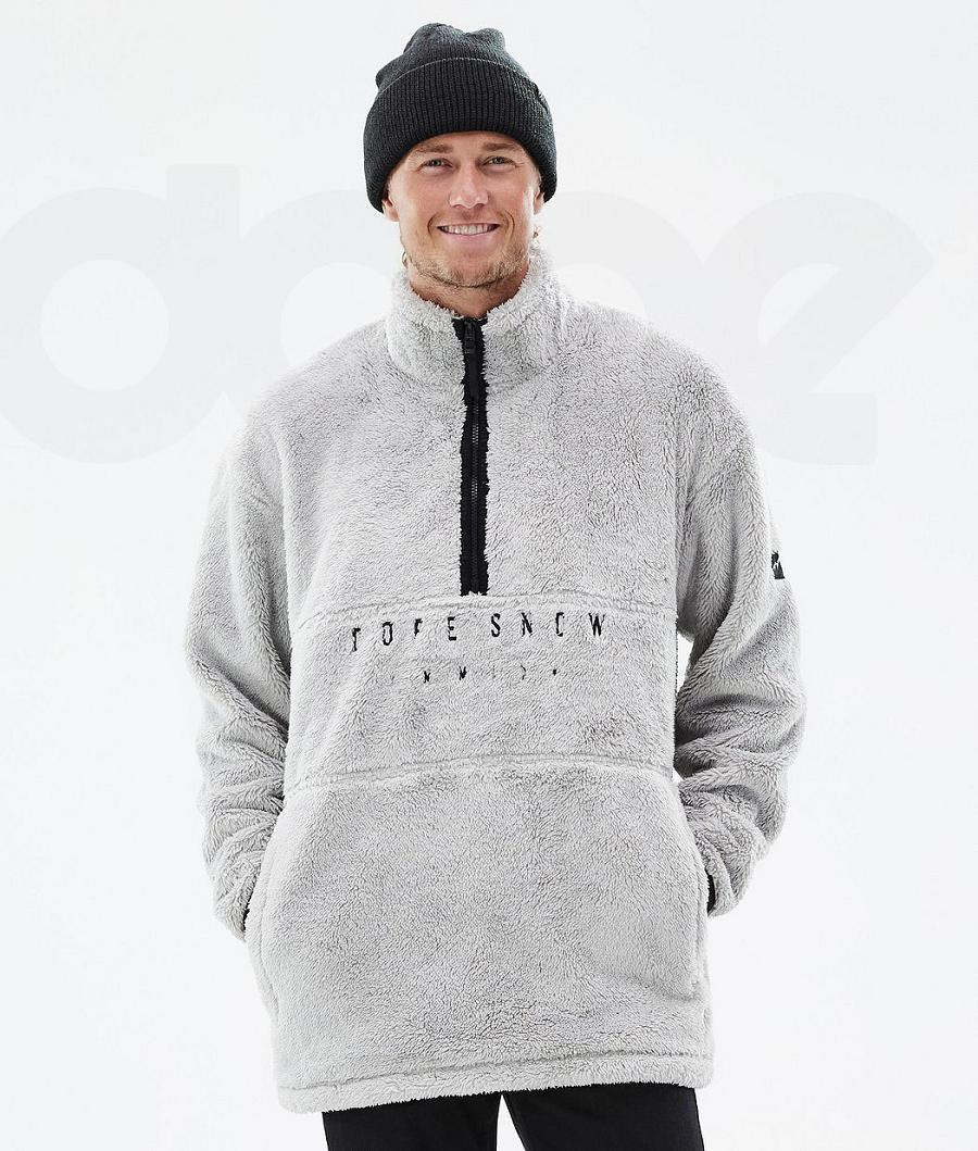 Light Grey Men\'s Dope Pile Fleece | NZ_D1900