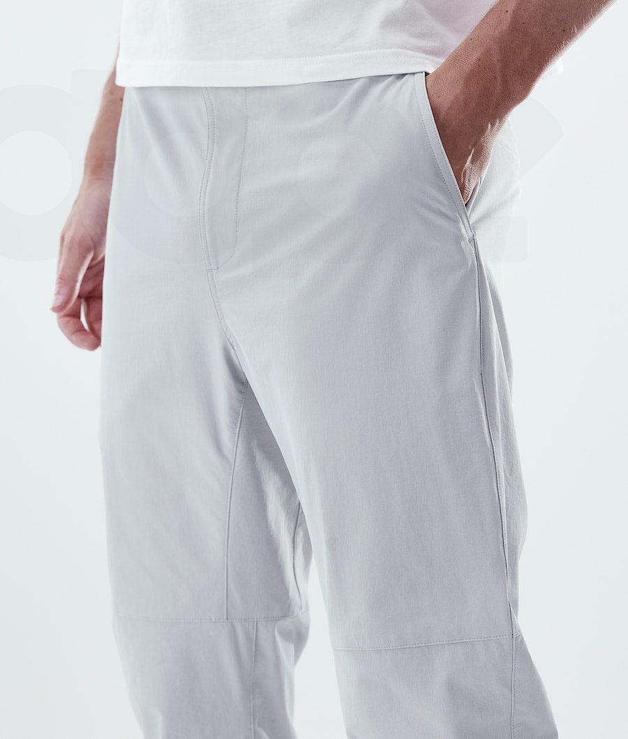 Light Grey Men's Dope Rover Tech Outdoor Pants | NZ_D2282