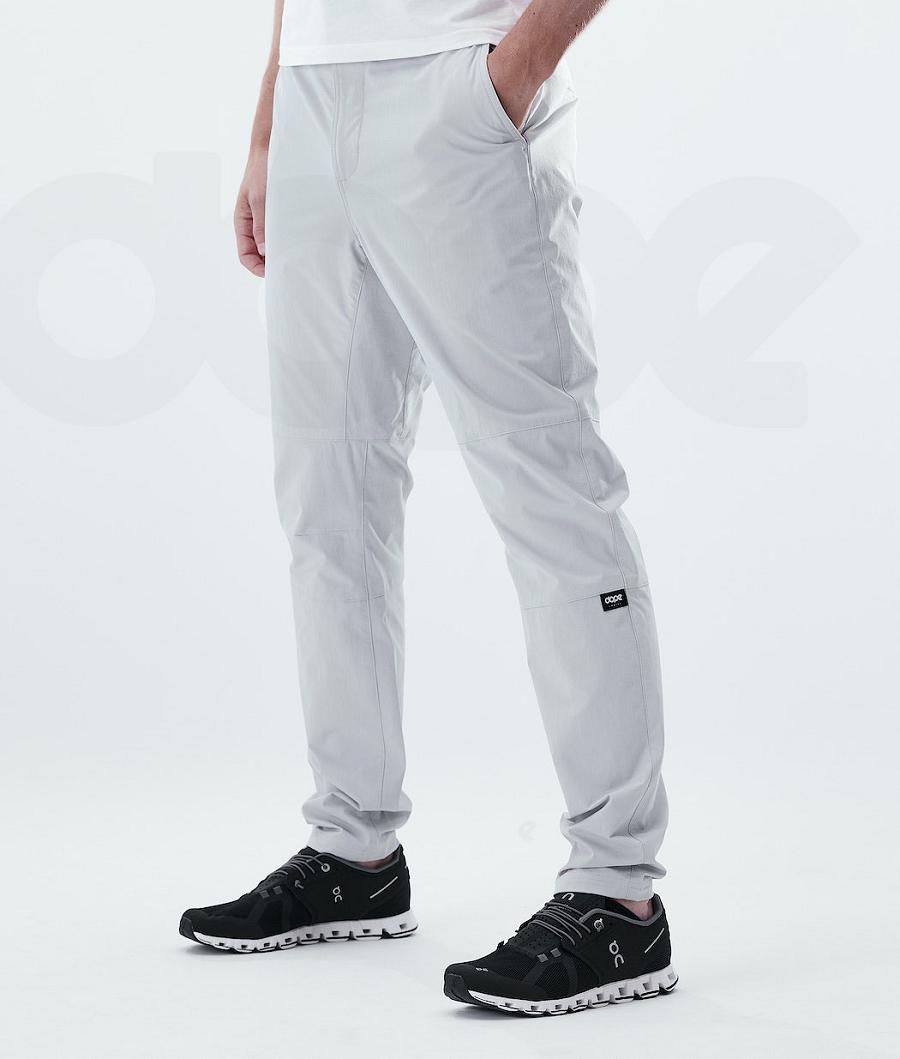 Light Grey Men\'s Dope Rover Tech Outdoor Pants | NZ_D2282