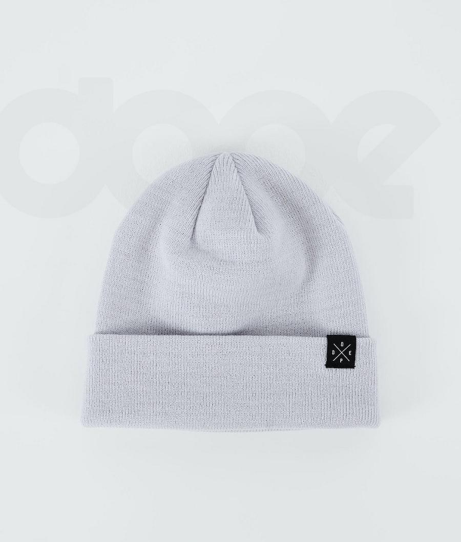 Light Grey Men\'s Dope Solitude Beanies | NZ_D1300