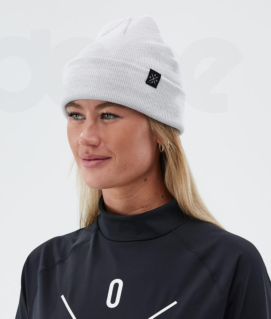 Light Grey Men's Dope Solitude Beanies | NZ_D2134