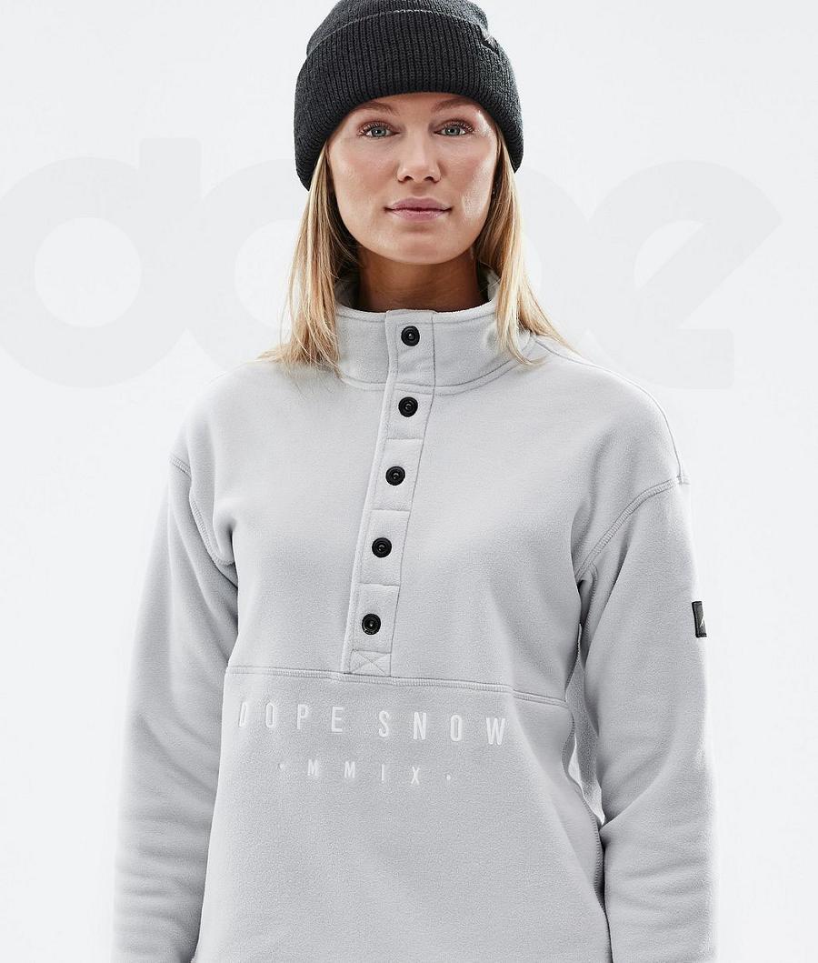 Light Grey Women's Dope Comfy W Fleece | NZ_D2041
