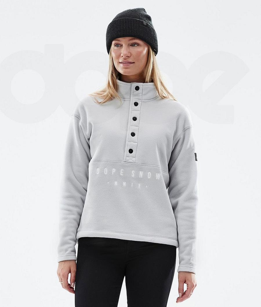 Light Grey Women\'s Dope Comfy W Fleece | NZ_D2041