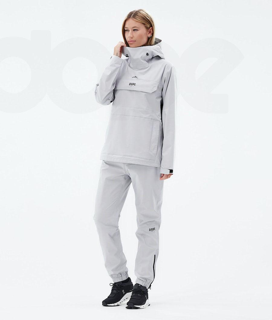 Light Grey Women's Dope Downpour W Outdoor Pants | NZ_D2367