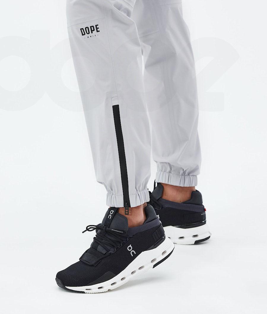 Light Grey Women's Dope Downpour W Outdoor Pants | NZ_D2367