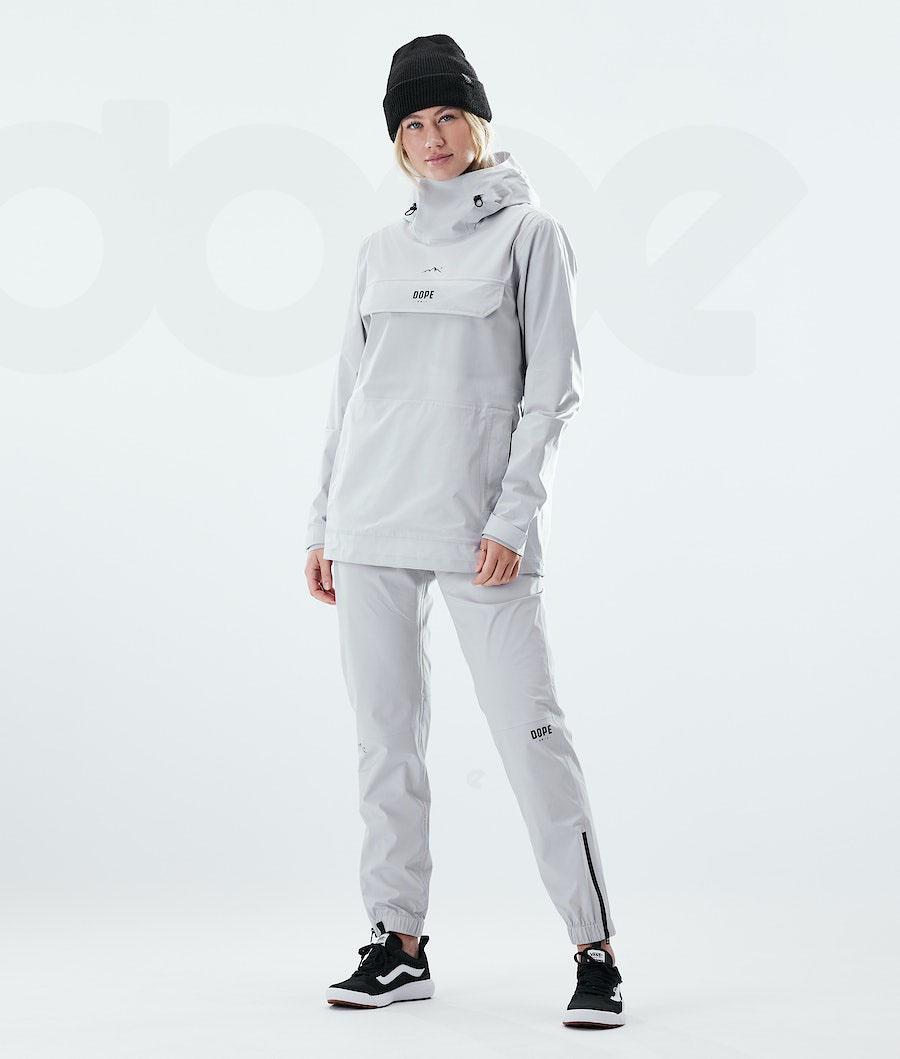 Light Grey Women's Dope Drizzard W Outdoor Jackets | NZ_D2522