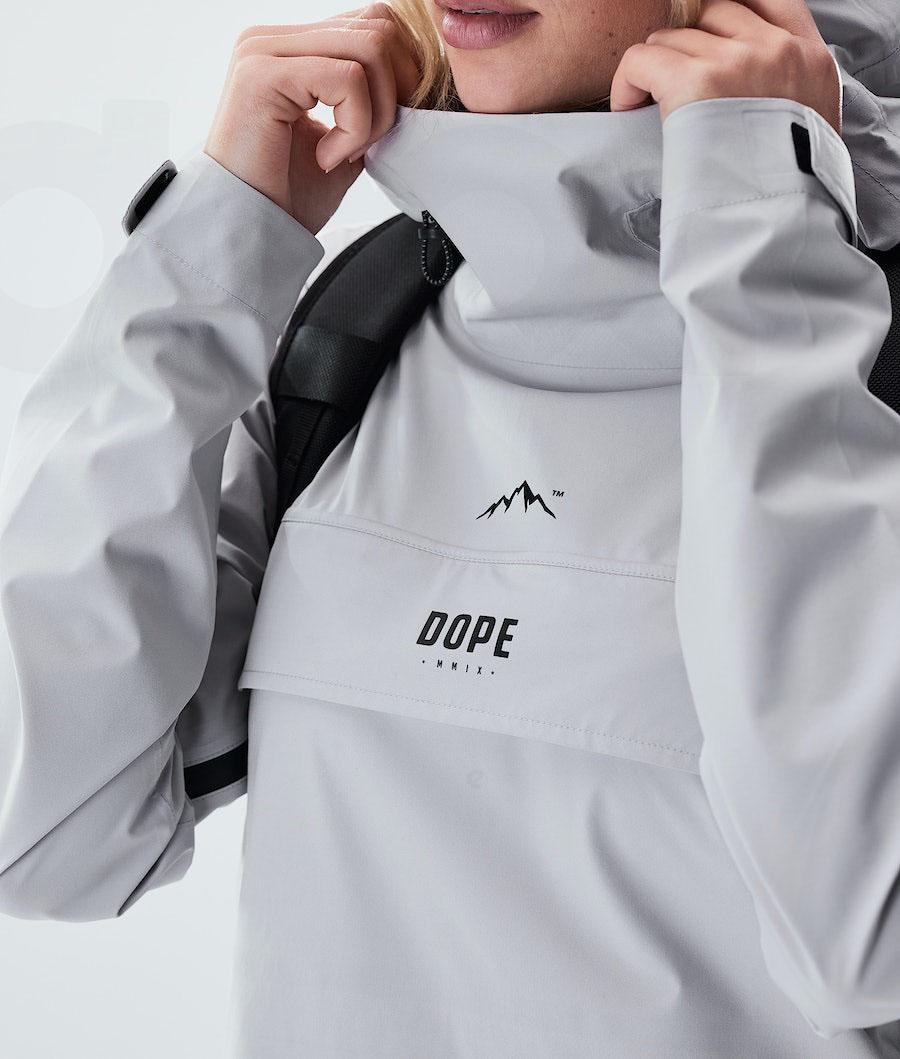 Light Grey Women's Dope Drizzard W Outdoor Jackets | NZ_D2522
