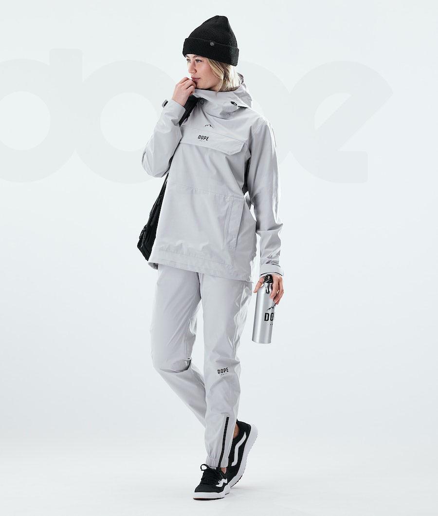 Light Grey Women's Dope Drizzard W Outdoor Jackets | NZ_D2522