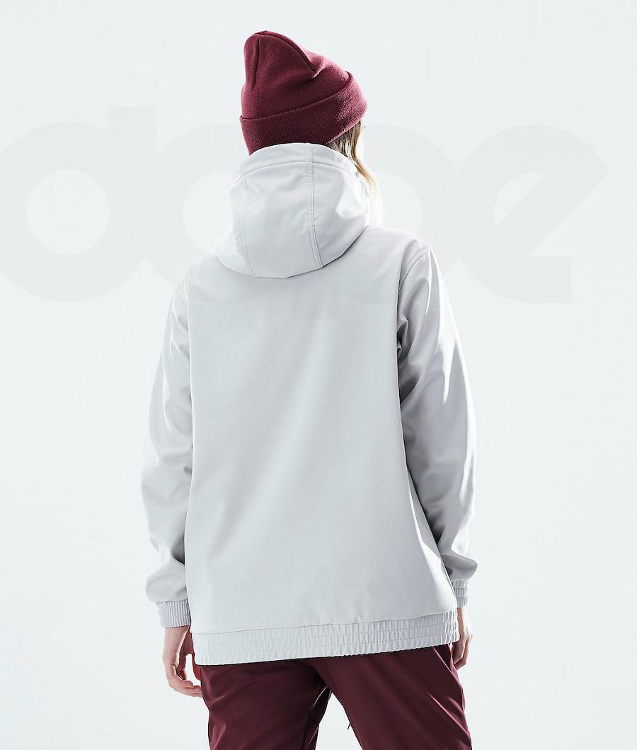 Light Grey Women's Dope Nomad W Outdoor Jackets | NZ_D1931