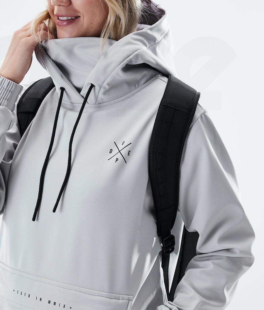 Light Grey Women's Dope Nomad W Outdoor Jackets | NZ_D1931