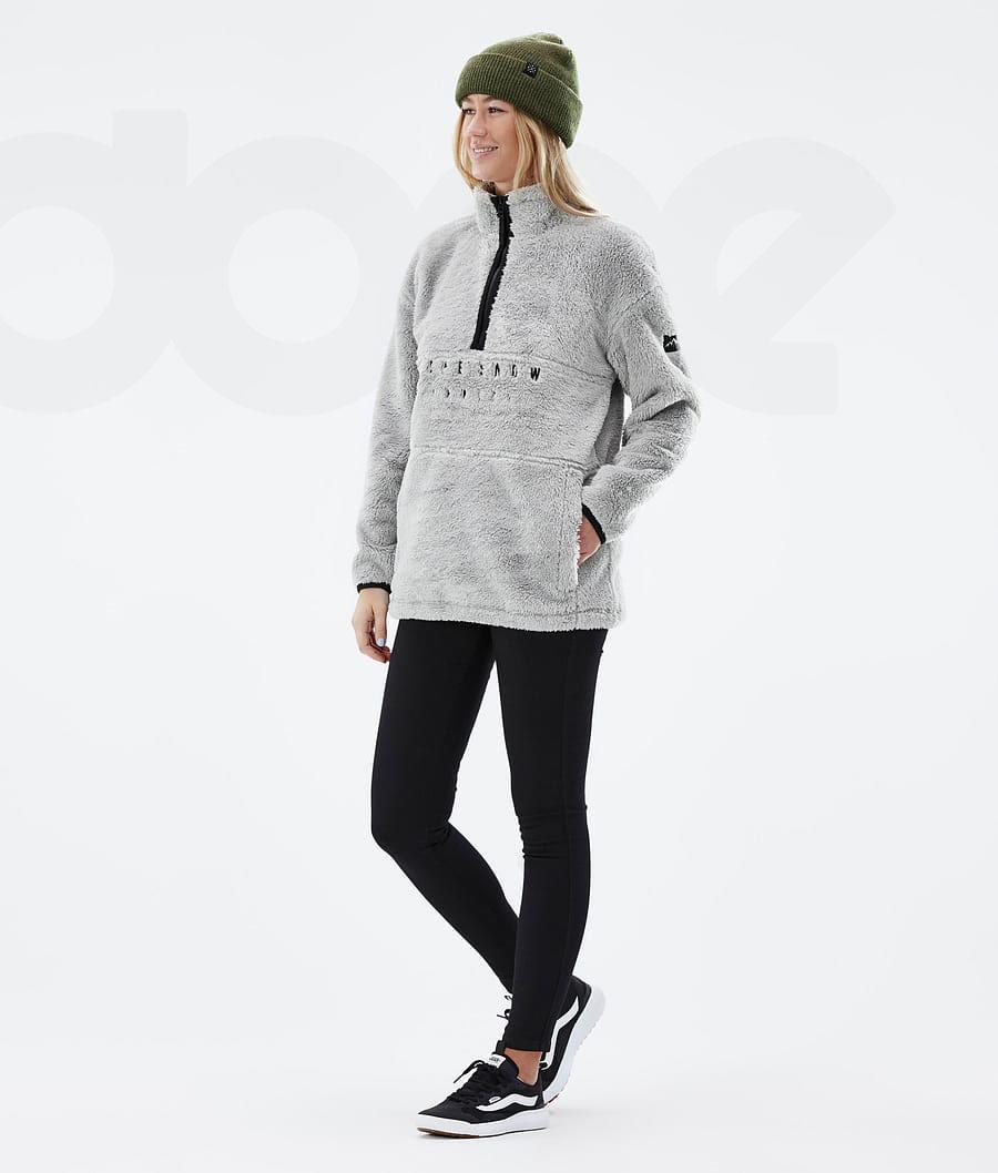 Light Grey Women's Dope Pile W Fleece | NZ_D1386