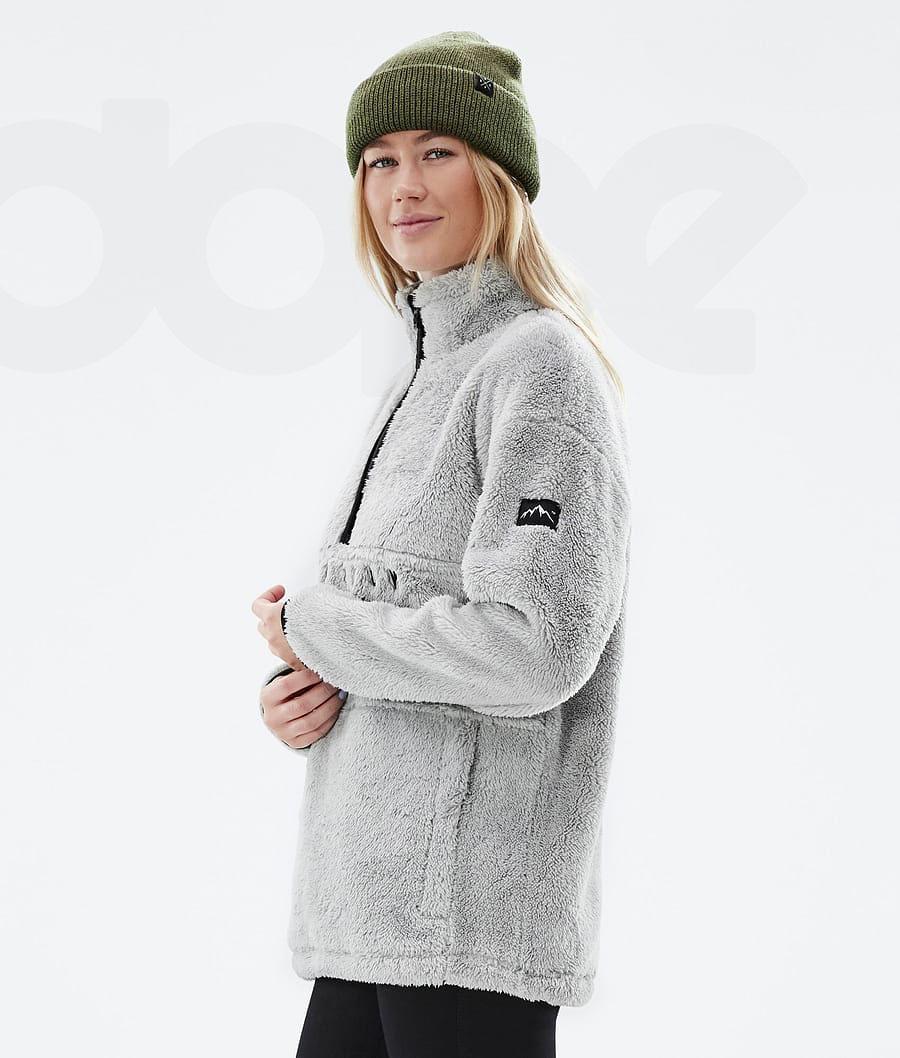 Light Grey Women's Dope Pile W Fleece | NZ_D1386
