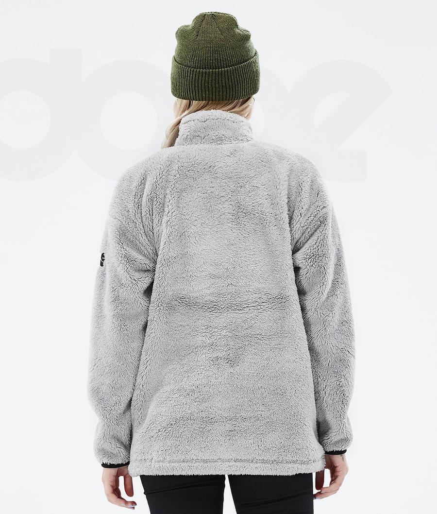 Light Grey Women's Dope Pile W Fleece | NZ_D1386