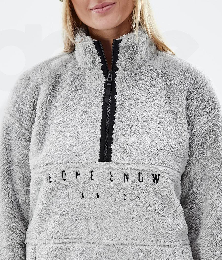 Light Grey Women's Dope Pile W Fleece | NZ_D1386