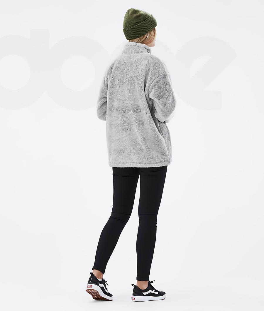 Light Grey Women's Dope Pile W Fleece | NZ_D1386
