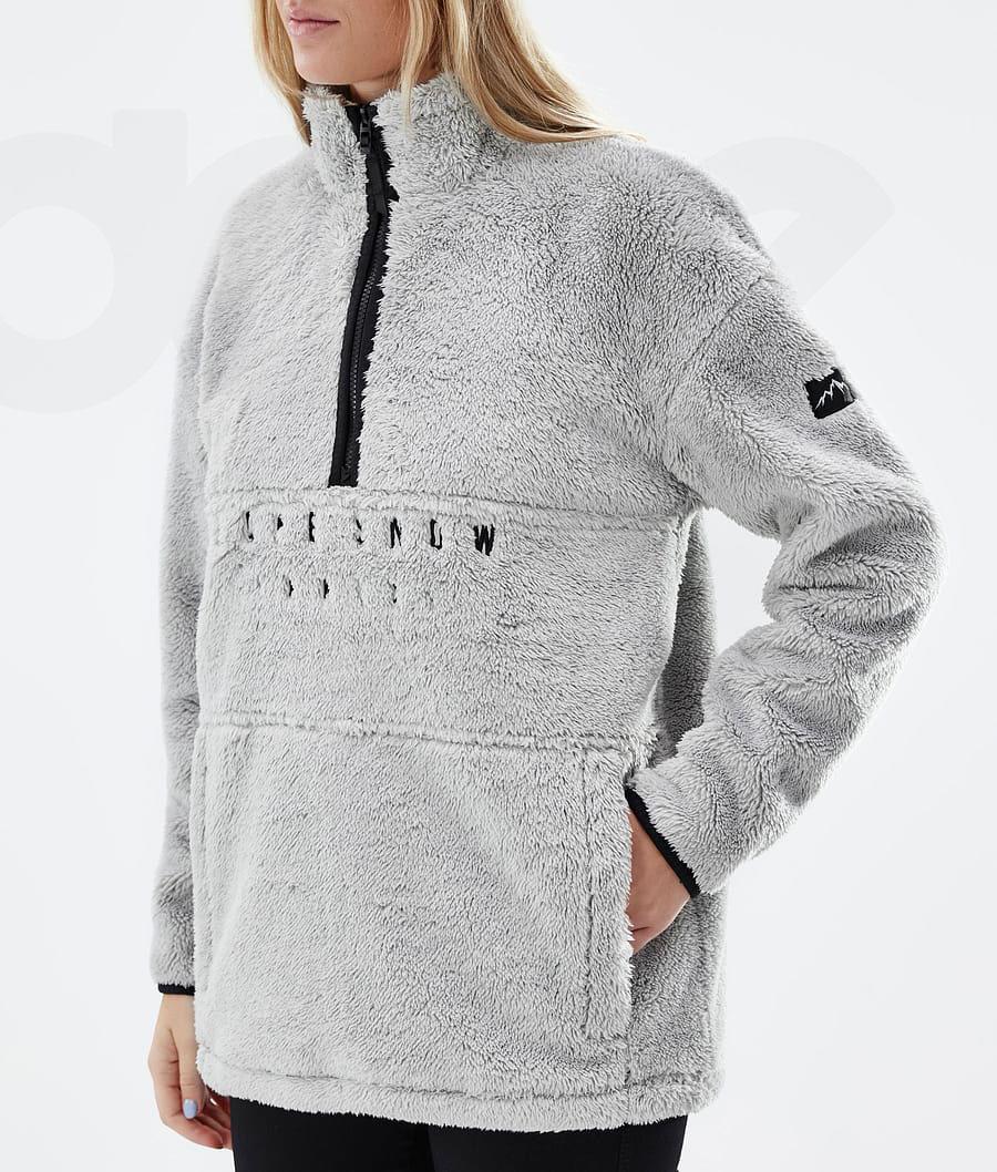 Light Grey Women's Dope Pile W Fleece | NZ_D1386