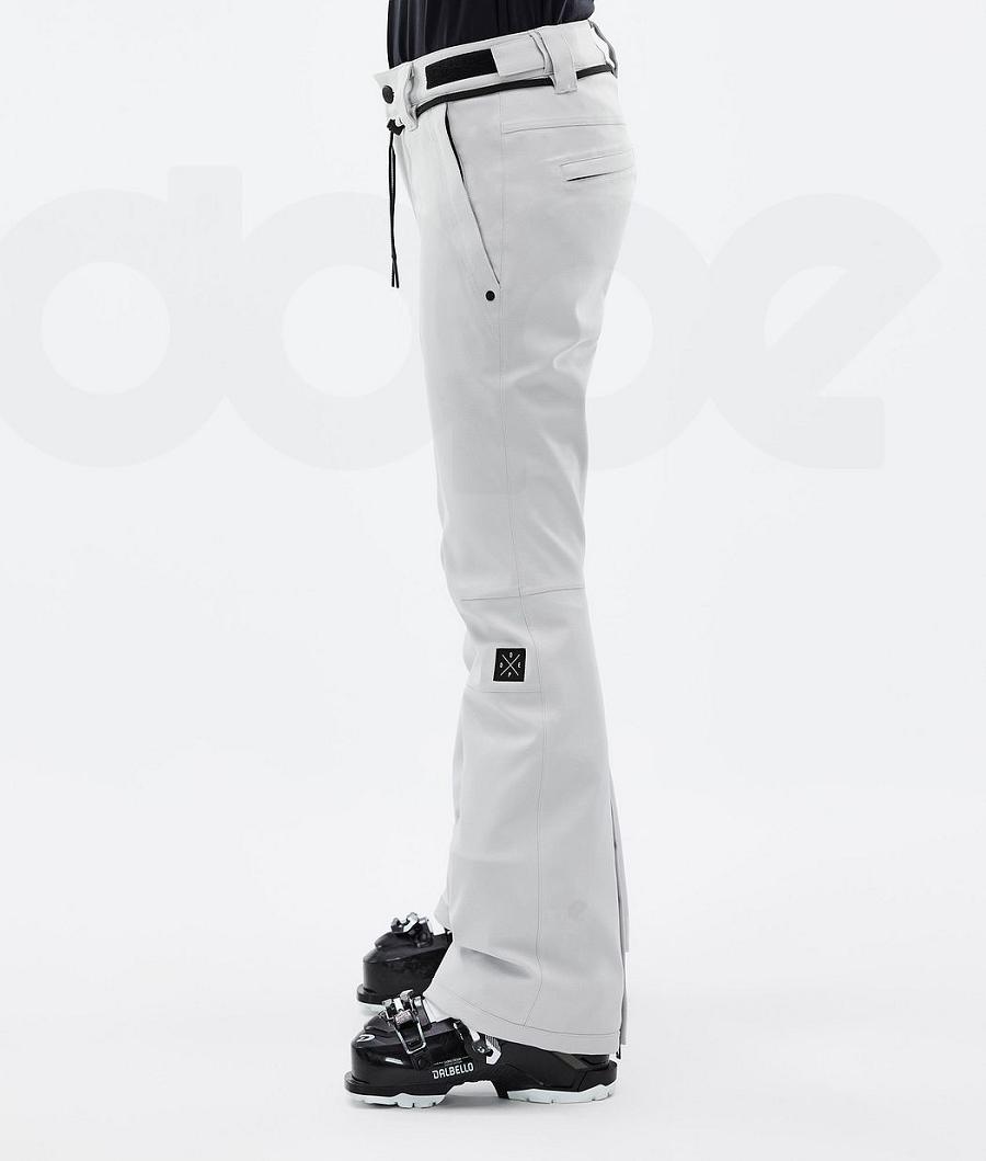 Light Grey Women's Dope Tigress W Ski Pants | NZ_D1017