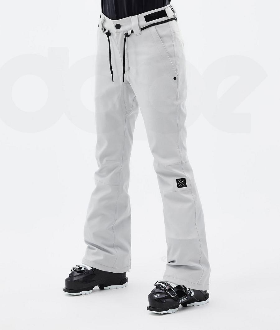 Light Grey Women\'s Dope Tigress W Ski Pants | NZ_D1017
