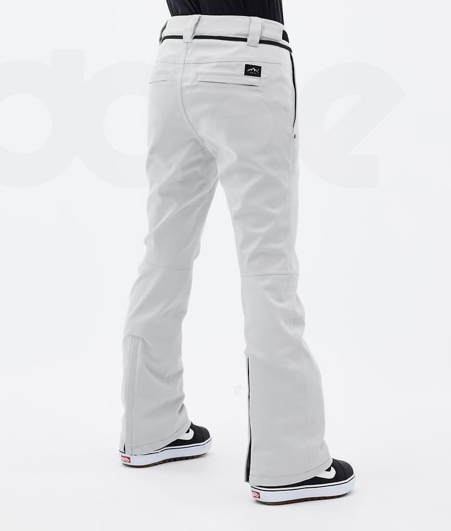 Light Grey Women's Dope Tigress W Snowboard Pants | NZ_D1425