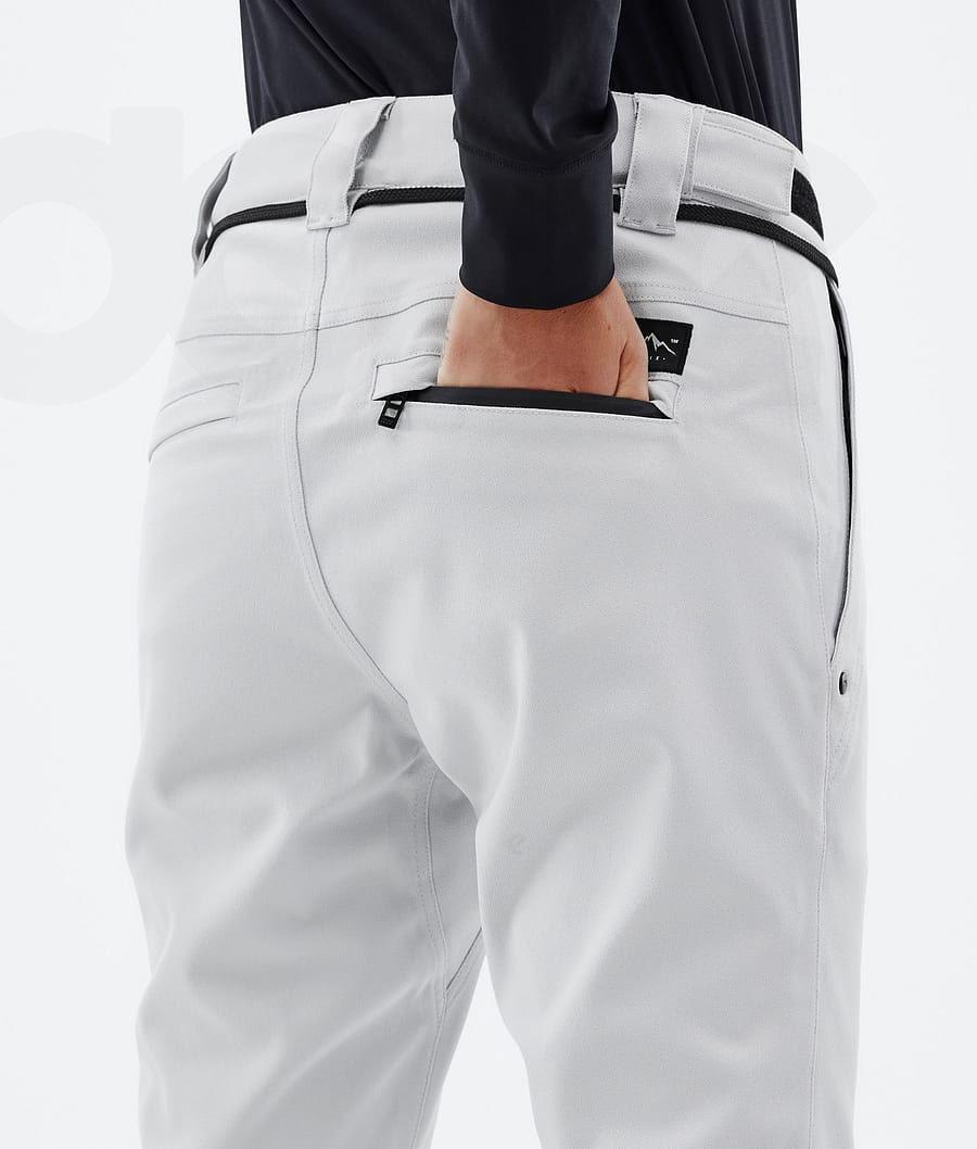 Light Grey Women's Dope Tigress W Snowboard Pants | NZ_D1425