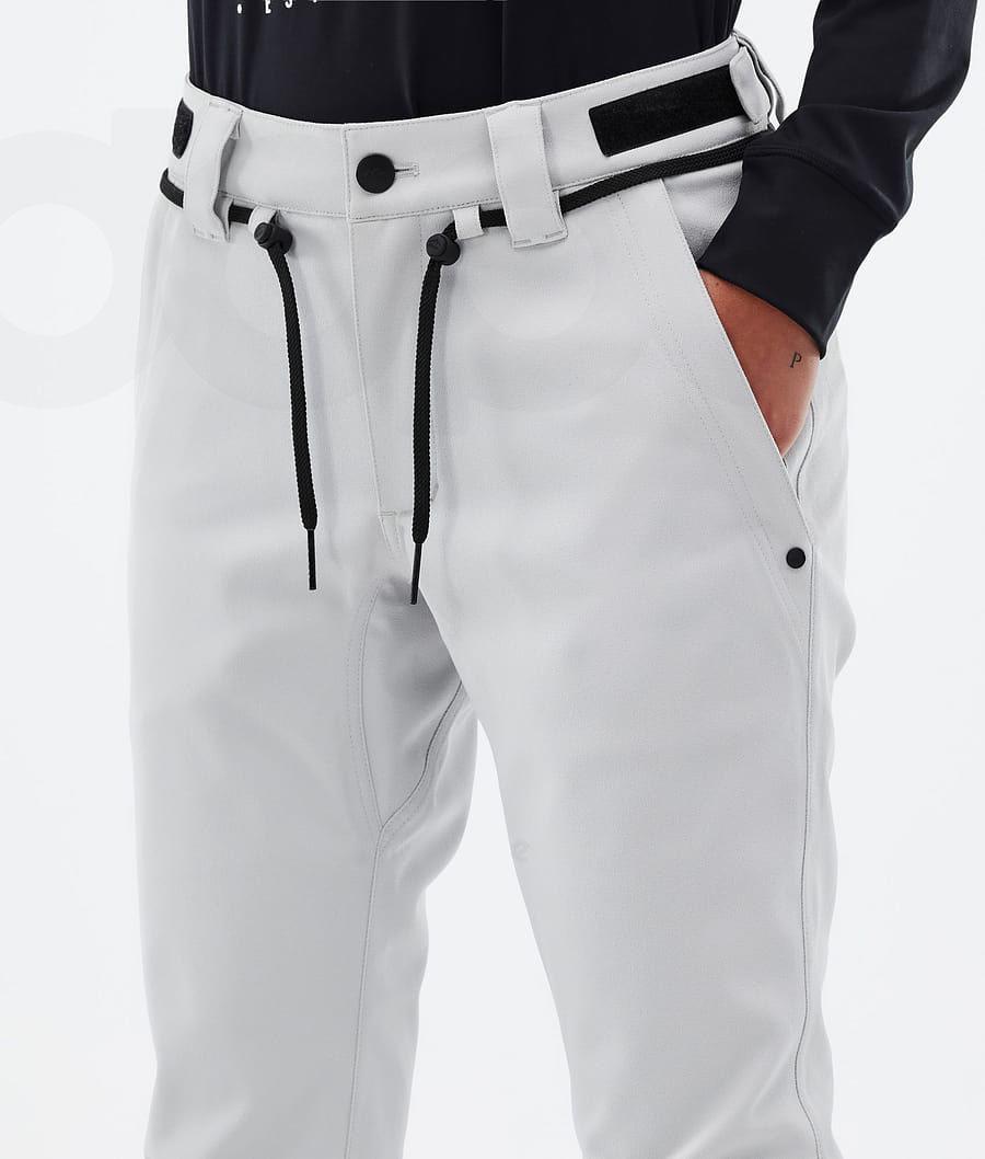 Light Grey Women's Dope Tigress W Snowboard Pants | NZ_D1425