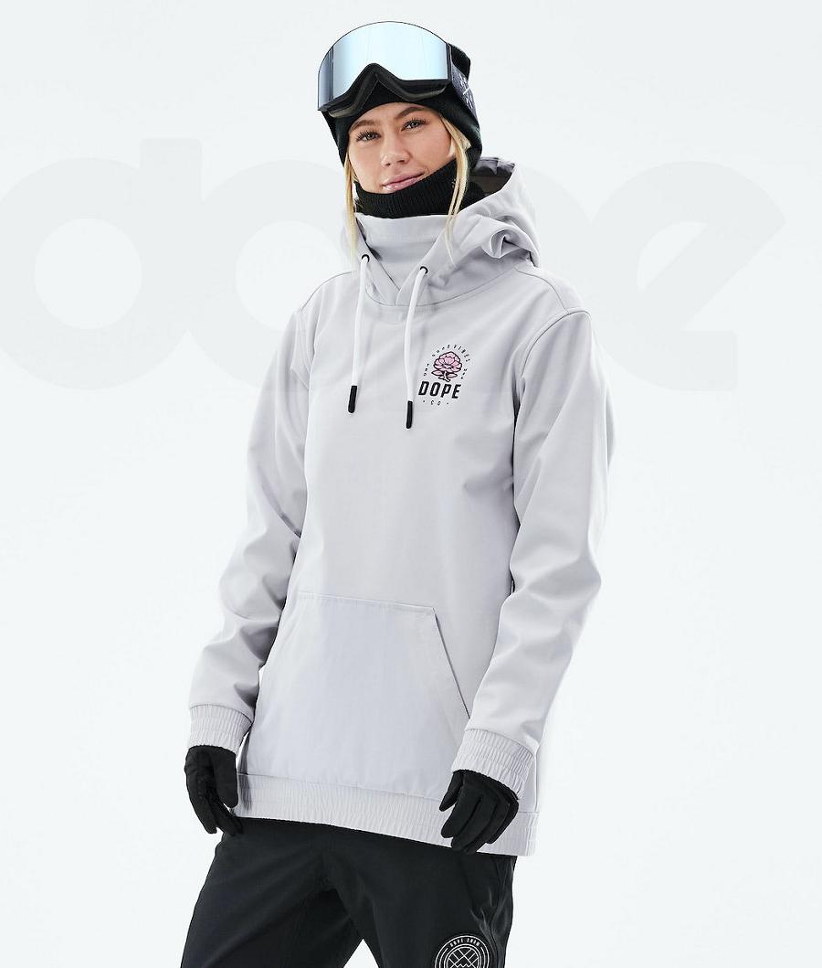 Light Grey Women's Dope Yeti 2021 Ski Jackets | NZ_D1779