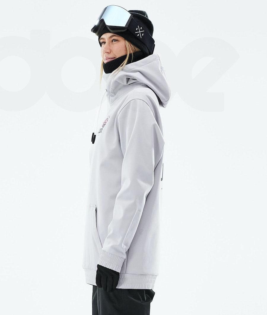 Light Grey Women's Dope Yeti 2021 Ski Jackets | NZ_D1779